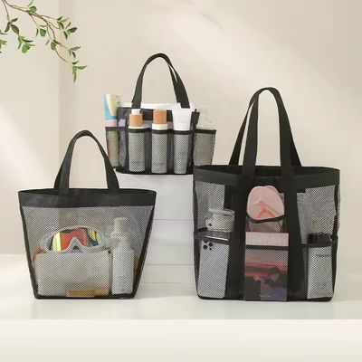 Bolso de arena de playa de verano con bolsillos múltiples y color personalizado