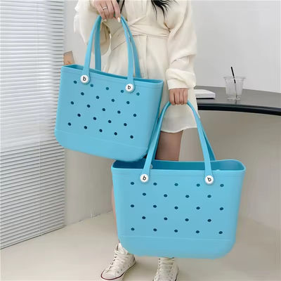 Material de revestimiento de PVC de caucho de verano a medida bolsas de silicona de plástico Eva de moda