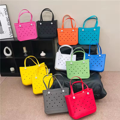 Material de revestimiento de PVC de caucho de verano a medida bolsas de silicona de plástico Eva de moda