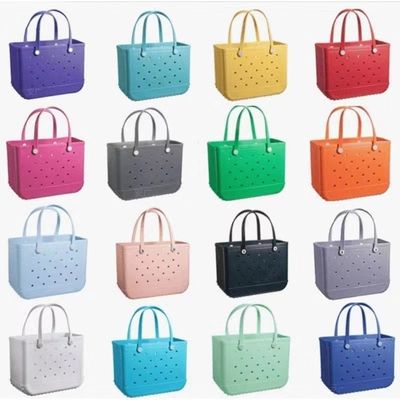 Material de revestimiento de PVC de caucho de verano a medida bolsas de silicona de plástico Eva de moda