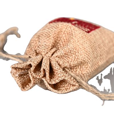 Patrón de dibujos animados Diy personalizado Protección ambiental cáñamo Moda de lienzo bolso de cuerda
