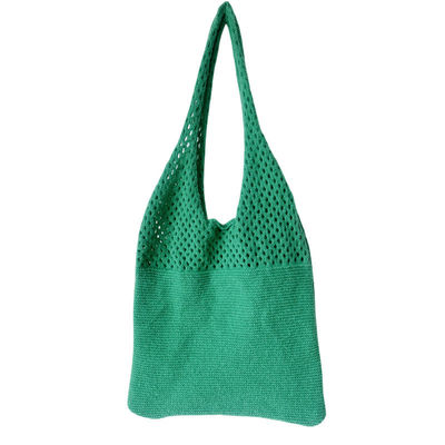2024 Primavera Otoño e Invierno Bolso de hombro de punto de estilo de mano para mujeres en color sólido