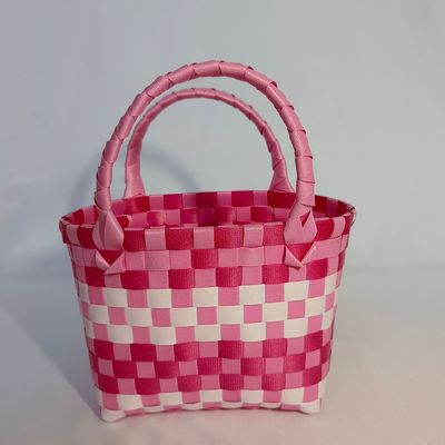 Mujeres ecológicas Triángulo de paja bolso Raffia para viajar y salir de moda más reciente