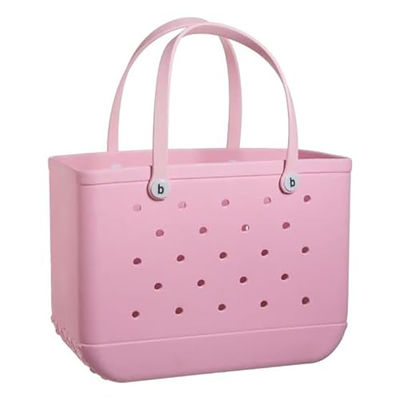 Color personalizado Mujeres de moda de compras bolsos de mano Bolso de hombro bolso de playa de verano a prueba de agua