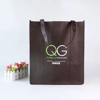 Logotipo Impreso Eco Custom Reutilizable de Tejido No Tejido Carry Tote Bag para Compras de comestibles