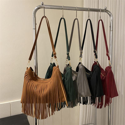 Bolso de Tote personalizado con mangos de bufanda El estilo más moderno y el borde colorido