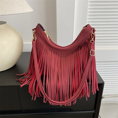 Bolso de Tote personalizado con mangos de bufanda El estilo más moderno y el borde colorido