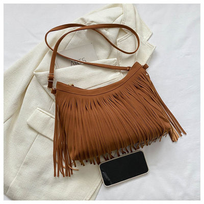 Bolso de Tote personalizado con mangos de bufanda El estilo más moderno y el borde colorido