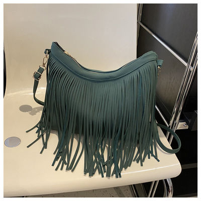 Bolso de Tote personalizado con mangos de bufanda El estilo más moderno y el borde colorido