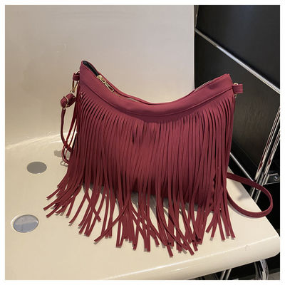 Bolso de Tote personalizado con mangos de bufanda El estilo más moderno y el borde colorido