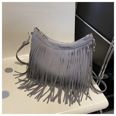 Bolso de Tote personalizado con mangos de bufanda El estilo más moderno y el borde colorido