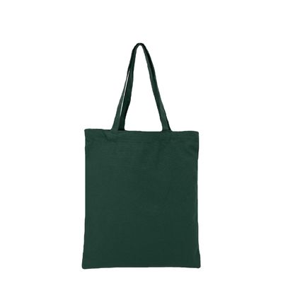 Bolsas de toque con logo en lienzo de poliéster blanco