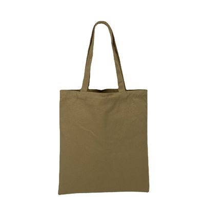 Bolsas de toque con logo en lienzo de poliéster blanco