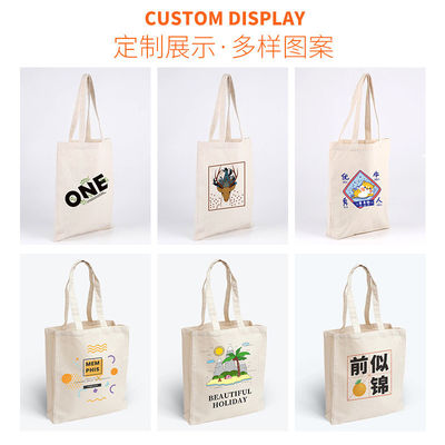 Tamaño personalizable Bolso de moda de lienzo de estilo de moda de lienzo de otro tipo de patrón Bolso de lienzo personalizado
