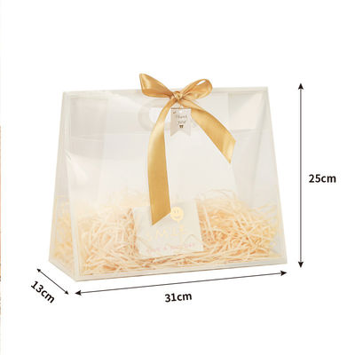 Mediano 30-50cm Color personalizado PVC transparente Bolso de Duffle con logotipo de cierre de llave Bolso de mano de playa PVC