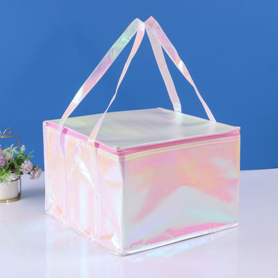 Bolso de hielo de picnic personalizado para bolso de compras de refrigeración de almuerzo aislante no tejido