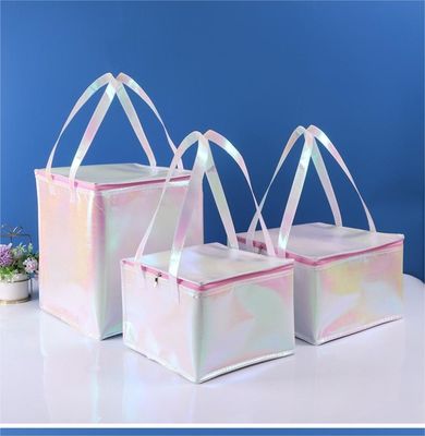 Bolso de hielo de picnic personalizado para bolso de compras de refrigeración de almuerzo aislante no tejido