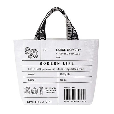 Bolso de compras personalizado con color personalizado y logotipo multicolor