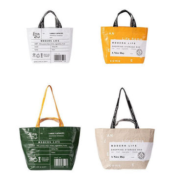 Bolso de compras personalizado con color personalizado y logotipo multicolor