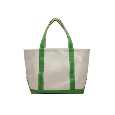 Bolso de algodón ecológico con logotipo impreso a medida estilo de bucle blando