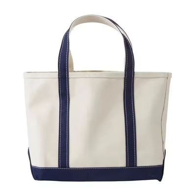 Bolso de algodón ecológico con logotipo impreso a medida estilo de bucle blando