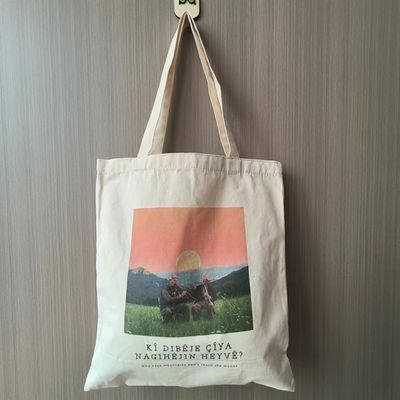 Bolso de compra de lienzo con logotipos Plain Custom Sublimation Blanks Bolso de poliéster blanco