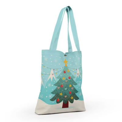 Más reciente estilo de moda Bolsa de compra personalizada Bolsas de lienzo con impresión a todo color