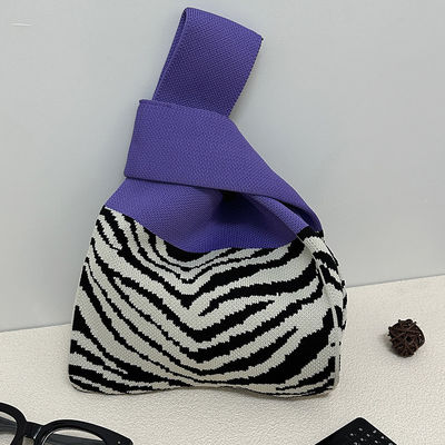 Moda de lujo con patrón de flores mini bolso de mujer bolso de mano de compras lindo bolso de punto