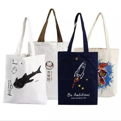 El más nuevo estilo de moda portátil de algodón de lona de bolsa de bolsa para la vida diaria producido