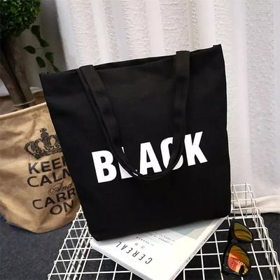El más nuevo estilo de moda portátil de algodón de lona de bolsa de bolsa para la vida diaria producido