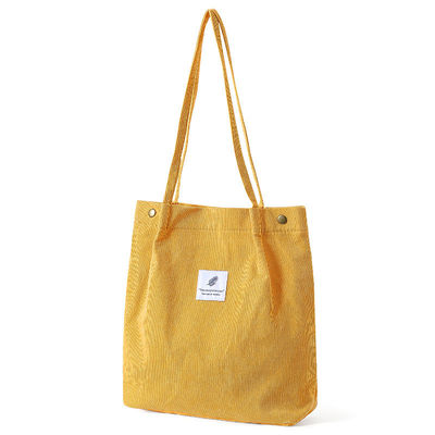 Bolso de compra de lienzo para la vida diaria Viajes Compras de comestibles con logotipo impreso a medida