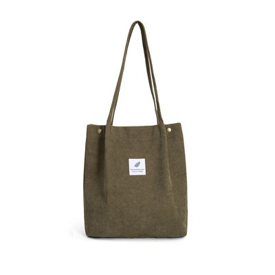 Bolso de compra de lienzo para la vida diaria Viajes Compras de comestibles con logotipo impreso a medida
