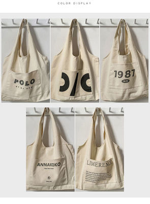 Bolsas de compras de gran capacidad con logotipo personalizado y diseño de moda perfecto