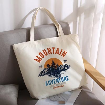 Promoción Bolso de algodón con hombro duradero con gran capacidad