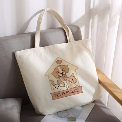 Promoción Bolso de algodón con hombro duradero con gran capacidad