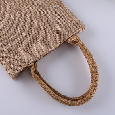 Bolsa de compra de regalos de yute personalizada de moda para requisitos de color personalizados