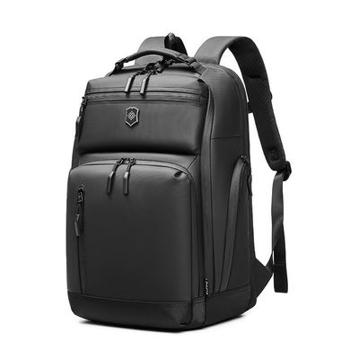 Mochila de negocios impermeable de gran capacidad para estudiantes varones Material de tela de Oxford