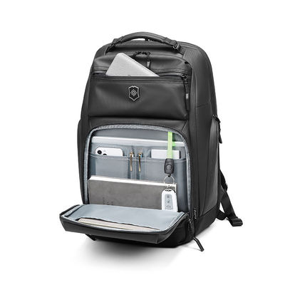 Mochila de negocios impermeable de gran capacidad para estudiantes varones Material de tela de Oxford