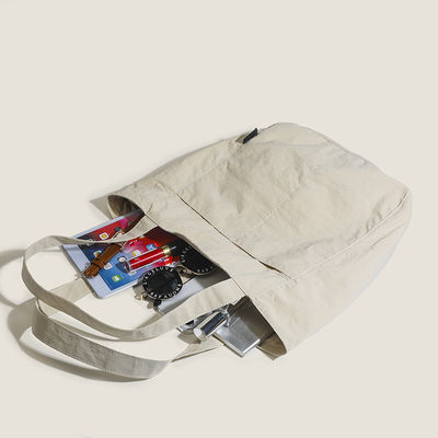 Bolsa de compras de gran capacidad con diseño personalizable y material de nylon impermeable