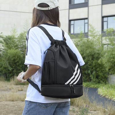 20-37 litros de capacidad Mochila ligera de cuerda de tracción para baloncesto y fútbol