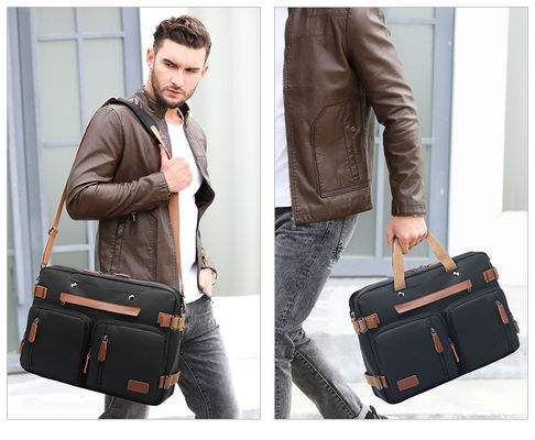 Bolsa de cartas para hombres personalizada Mochila con compartimiento interior impermeable y organización