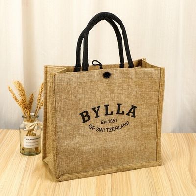 Bolsa de Jute de Burlap Pequeño Personalizado para la Compra Color Personalizado y OEM / ODM Aceptable