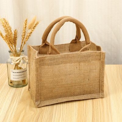 Bolsa de Jute de Burlap Pequeño Personalizado para la Compra Color Personalizado y OEM / ODM Aceptable