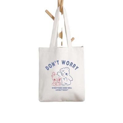 Vida diaria Logotipo impreso a medida Bolso de algodón de lona de bolsa plegable de compras reutilizable