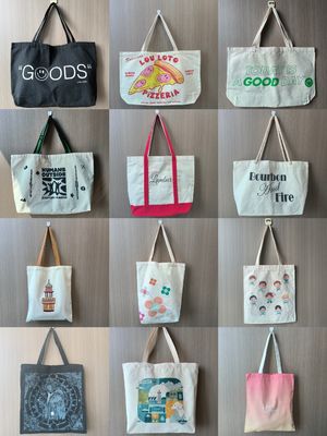 Acceptable OEM/ODM Bolso de ropa de algodón reutilizable personalizado para las necesidades diarias