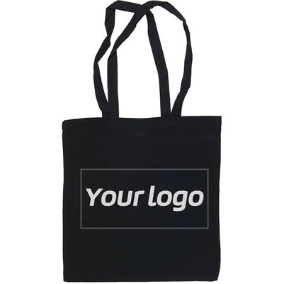 El más nuevo logotipo personalizado de moda Eco amigable bolsa de lona con cremallera y bolsillo