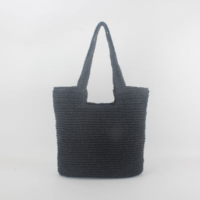Acceptable OEM/ODM Summer Raffia Straw Tote Bag para la bolsa de playa reciclada
