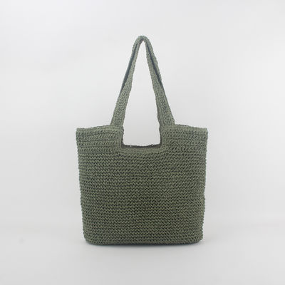 Acceptable OEM/ODM Summer Raffia Straw Tote Bag para la bolsa de playa reciclada
