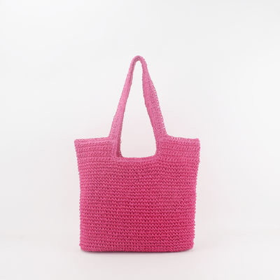 Acceptable OEM/ODM Summer Raffia Straw Tote Bag para la bolsa de playa reciclada