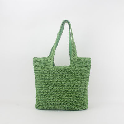 Acceptable OEM/ODM Summer Raffia Straw Tote Bag para la bolsa de playa reciclada